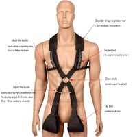 Nylon Hanging Leg Swing Sling Double Shoulder Belt Couples Love Positioning Aid