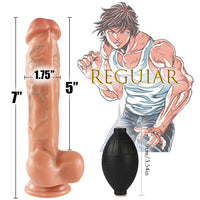 3Size Ejaculating Squirting Dildo Silicone Dong Suction Cup Penis Cum Sperm Cock