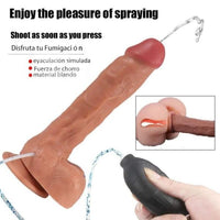 3Size Ejaculating Squirting Dildo Silicone Dong Suction Cup Penis Cum Sperm Cock