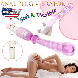 Anal-Plug-Massager-Dildo-Beads-Vibrator