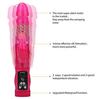 Rabbit Vibrator Dildo G-spot Multispeed Massager Pink & Purple