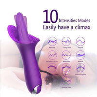 Clitoral Tongue Licking Vibrator Oral Massager