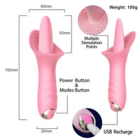 Clitoral Tongue Licking Vibrator Oral Massager